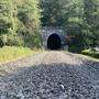 Portal des Langenbergtunnels in Eis-Ruden: Die Gleise auf der alten Jauntalstrecke wurden bereits entfernt