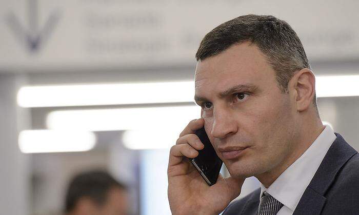 Auch Ex-Boxer Vitali Klitschko, inzwischen Kiewer Bürgermeister, gratulierte