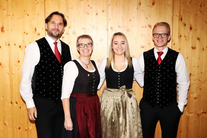 Am Foto von Links: Karl, Renate, Anna und Patrick Altmann.