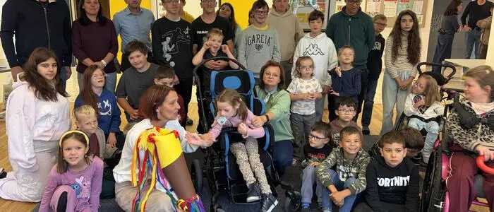 Großes Willkommensfest für Laurena: Die Schulgemeinschaft nahm sie herzlich auf