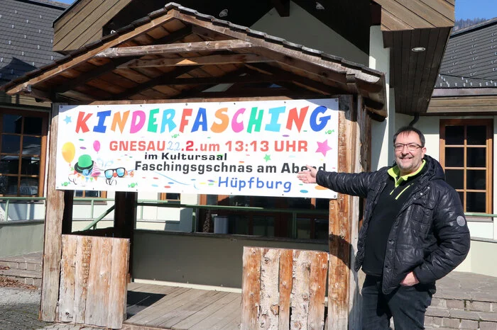 Gemeindevorstand Franz Pöcher konnte sich über einen erfolgreichen Faschingstag in Gnesau freuen!