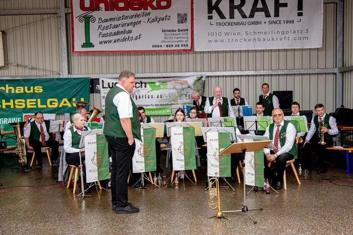 Für die musikalische Umrahmung sorgte der Musikverein Schölbing.