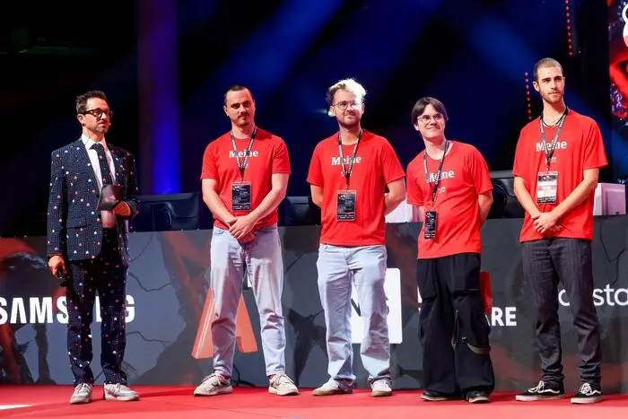 Auch ein Team der Kleinen Zeitung war mit Jonas, Lukas, Nico und Fabian beim Rocket League Business-Match vertreten.