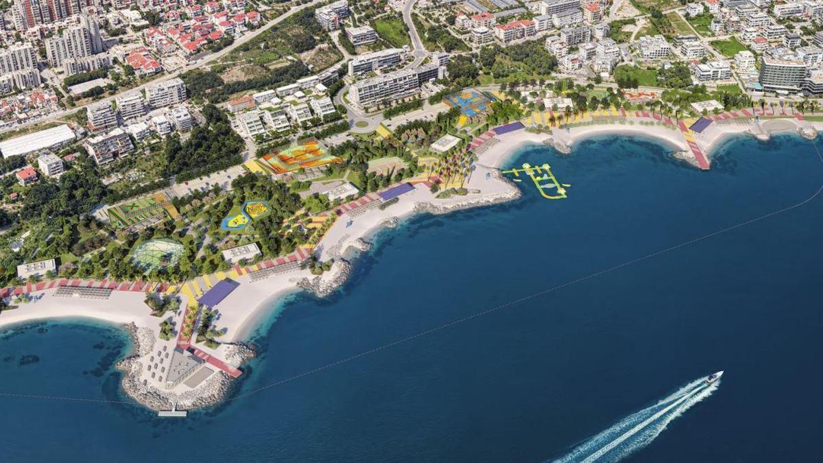 Seit Februar wird gebaut. Im Mai 2025 will man das „Žnjanski plato“ in Split für Bewohner und Touristen eröffnen.