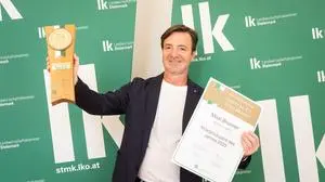 Günter Brunner freut sich über die Auszeichnung