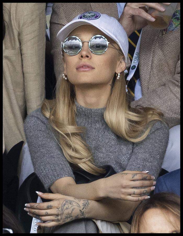 Ariana Grande in Wimbledon ohne Ehering