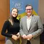 Sarah Struger mit JVP-Landesobmann Julian Geier
