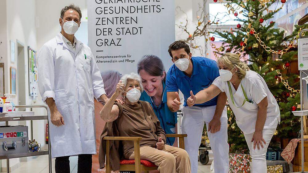 27. Dezember 2020: Erste Covid-19-Schutzimpfung in der Steiermark. Jetzt beginnt der Kreislauf von vorne