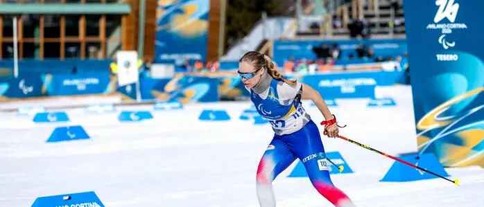 Carina Edlingerova holte bei den Paralympics 2026 bereits eine Silbermedaille