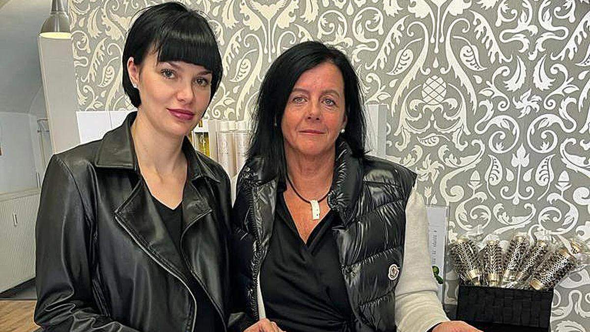 Fußpflegerin Melanie Wurmitzer und Geschäftsinhaberin Brigitte Skorianz