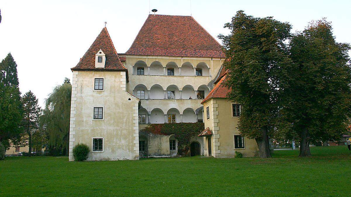 Das Schloss Alt-Kainach ist eines der wenigen Burgschlösser: In der Renaissance wurde die Burg zum Schloss umgebaut