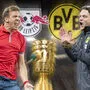 Duell der Trainer Julian Nagelsmann (links) und Edin Terzic  