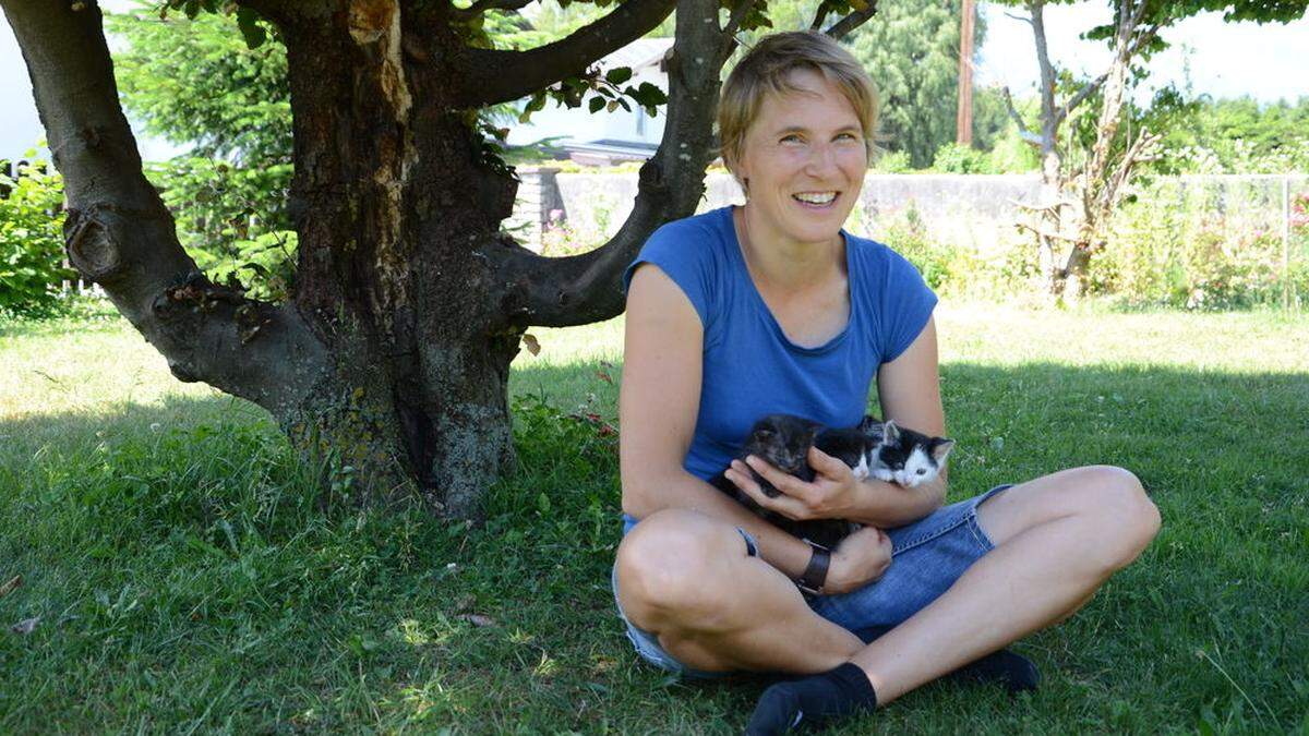 Tierärztin Elisabeth Reiterer rettete sechs Katzenbabys vor dem Tod