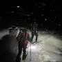 Bergretter und Alpinpolizisten stiegen noch in der Nacht auf, um nach den Vermissten zu suchen