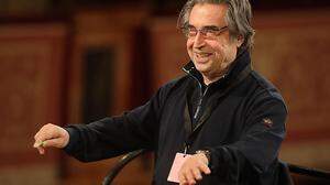 Riccardo Muti bei den Proben zum Neujahrskonzert 2021