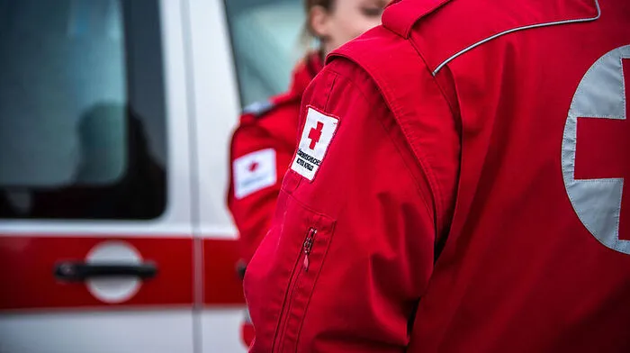 Der Deutsche wurde vom Roten Kreuz in das Krankenhaus gebracht