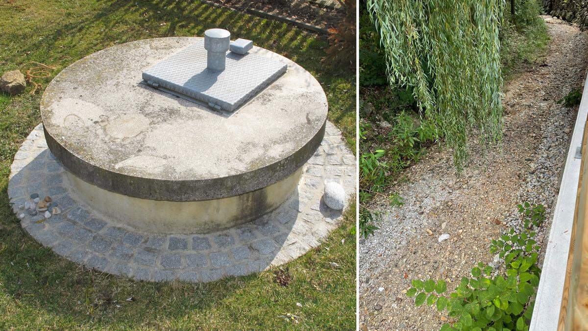 Die letzten Hausbrunnen in Graz liegen immer länger am Trockenen – der Grundwasserspiegel sinkt ab. Bäche wieder der Stiftingbach sind über immer längere Perioden trocken