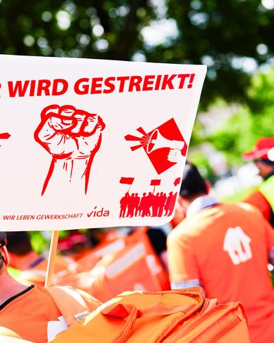 Die Streiks der Fahrradboten gehen weiter