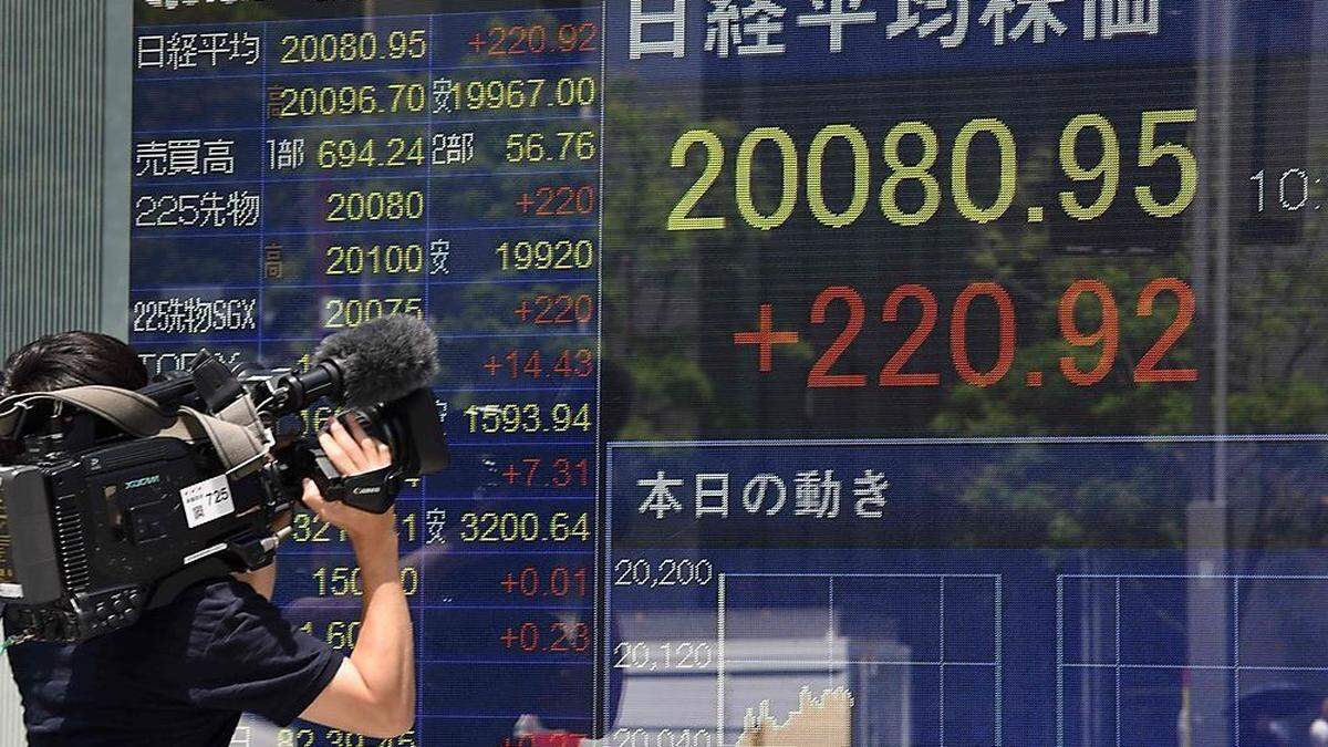 Der Nikkei legt stark zu