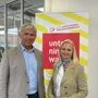 Egon Hierzegger (WKO Liezen) mit mit Viziepräsidentin Gabriele Lechner präsentierten die Kampagne in Liezen