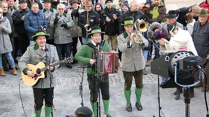 Bei Guten Morgen Österreich in Kainach spielte das Schneiderwirt Trio auf