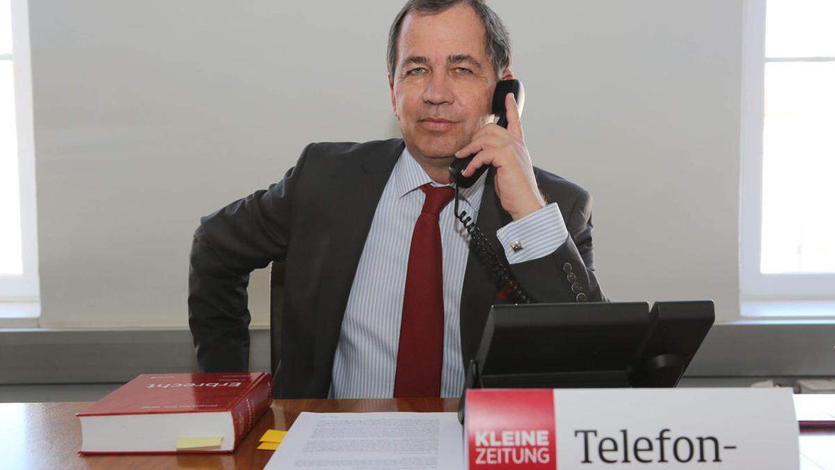 Telefonstunde mit Rechtsanwalt Gernot Murko 