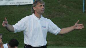 Peter Hristic 2004 als Trainer von Spittal