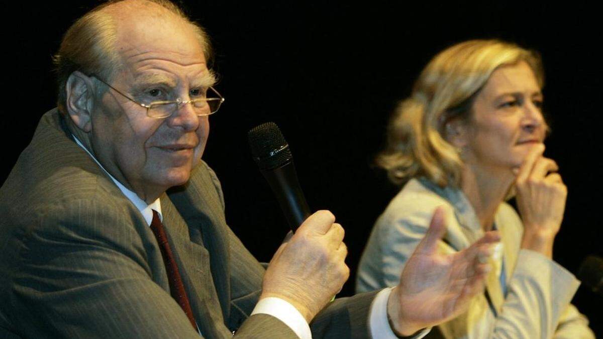 Ein Bild aus 2005: Generaldirektor Franz Haeussler und die damalige Intendantin der VBW, Kathrin Zechner