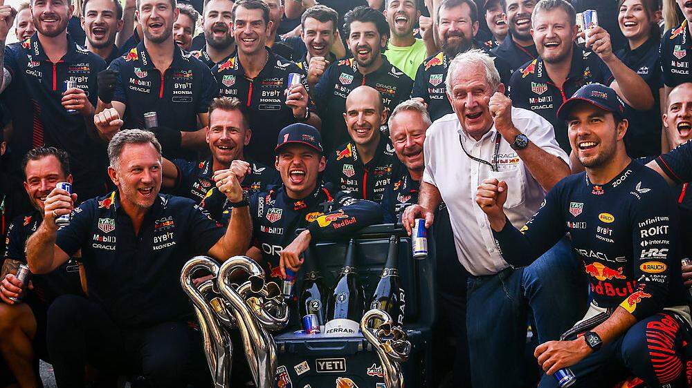 Schon in Monza wurde bei Red Bull gefeiert