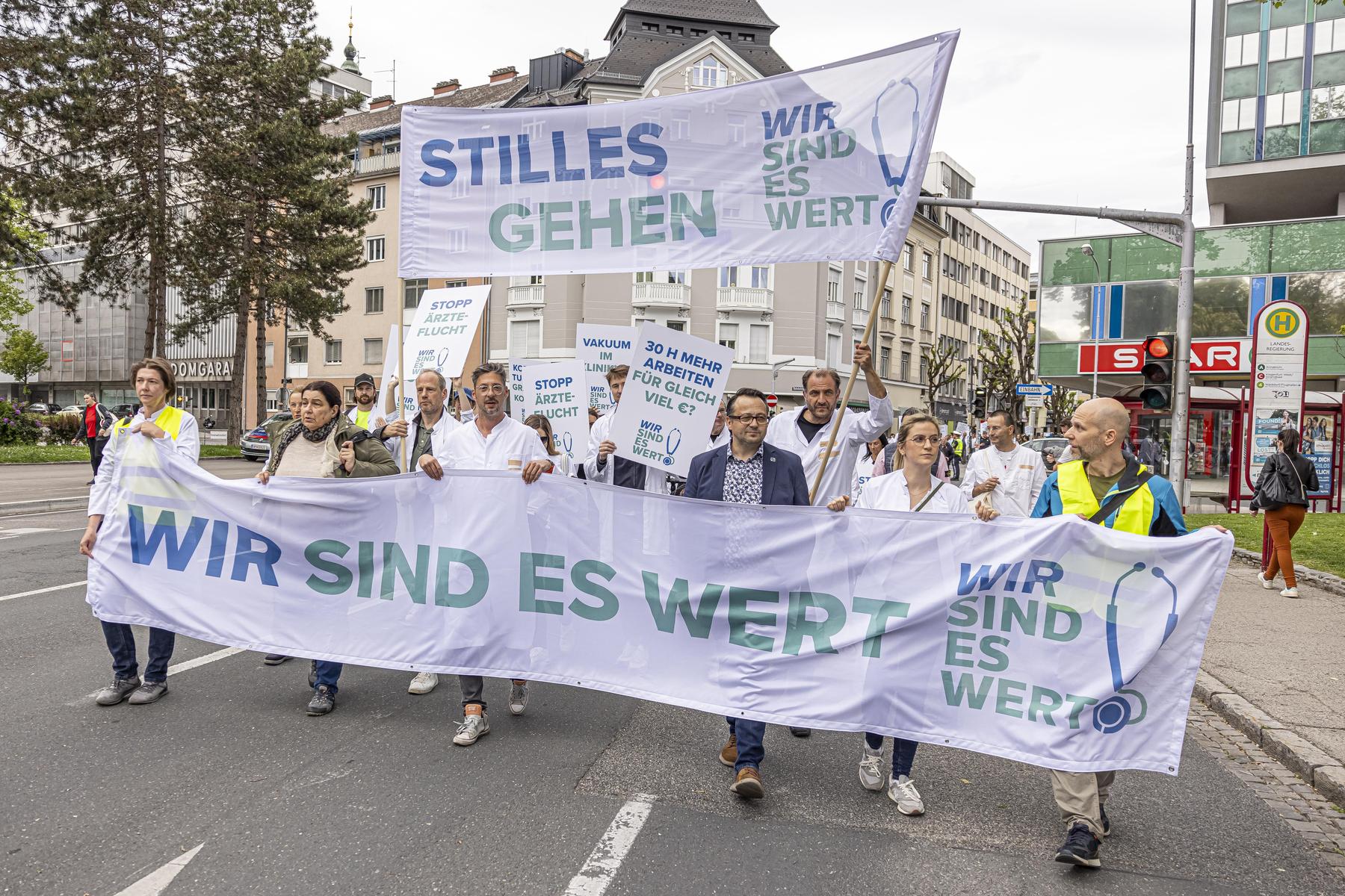 Drohung bei Protest: Kärntens Spitalsärzte planen Streik am Vormittag