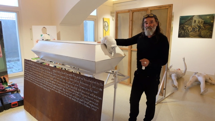 Richard Ludersdorfer eröffnet diese Woche in Gleisdorf seine neue Ausstellung.