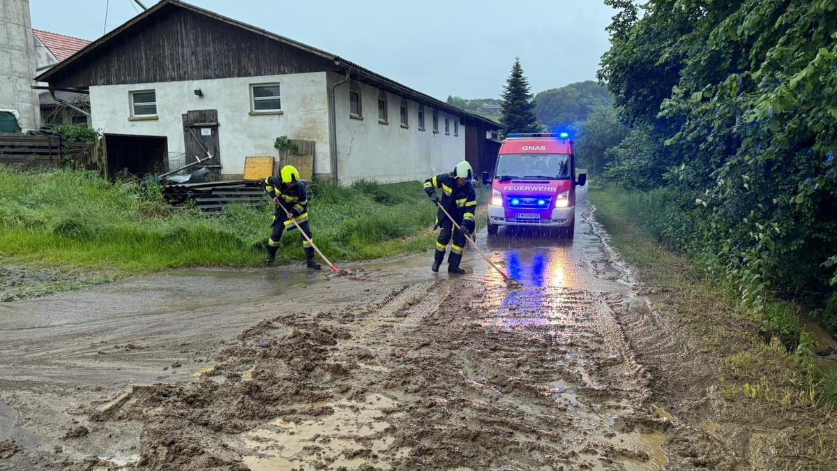 Unwetter am Dienstag: 1000 steirische Feuerwehrleute waren im Einsatz