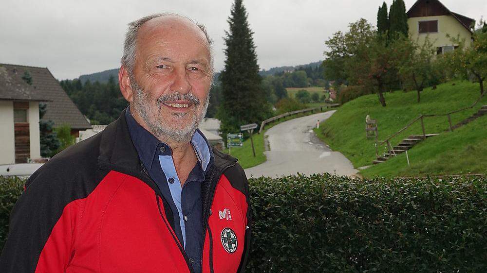 Seit 40 Jahren ist Josef Hausegger aktiver Bergretter der Ortsstelle Voitsberg, die er mitaufgebaut hat