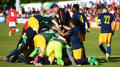 Salzburg jubelt über den Sieg in der Youth League