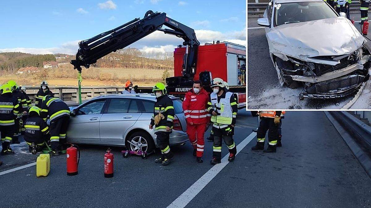 Auf der A2 kam es zu einem Verkehrsunfall mit mehreren Verletzten