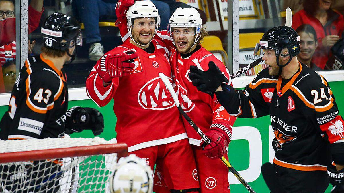 2019 jubelten die Rotjacken ebenfalls in der Champions Hockey League