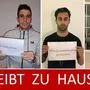 Die Fußballer des KSV 1919 rufen zum Daheimbleiben auf
