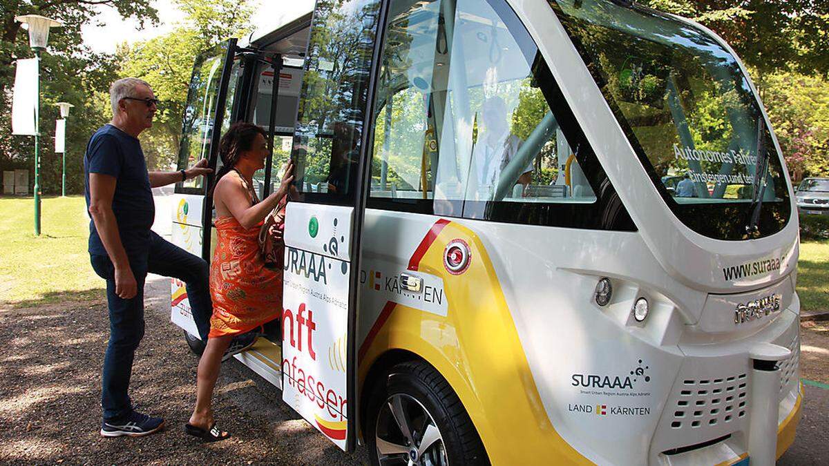 Autonomes Fahren im Kärntner Pörtschach