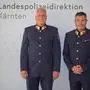 Arthur Lamprecht (links) und Philip Glanzer leiten vorübergehend das Stadtpolizeikommando Klagenfurt