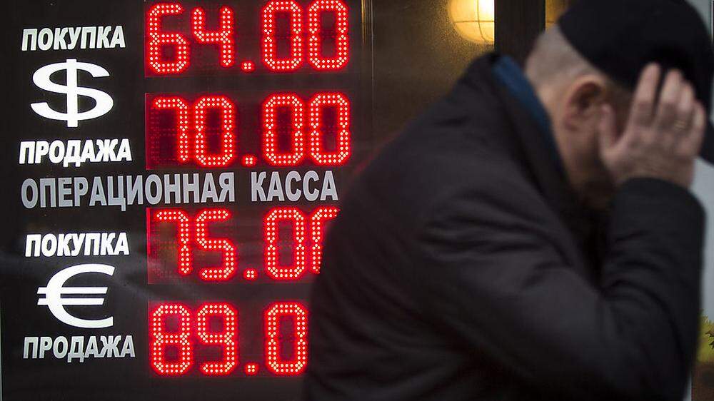 Ölpreis fällt und mit ihm der russische Rubel
