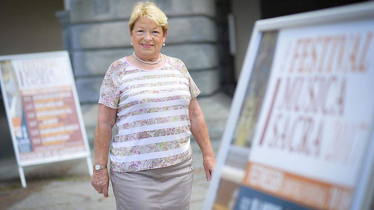 „Musik gibt mir sehr viel Kraft“, sagt Helga Pernatsch-Kleinhansl 