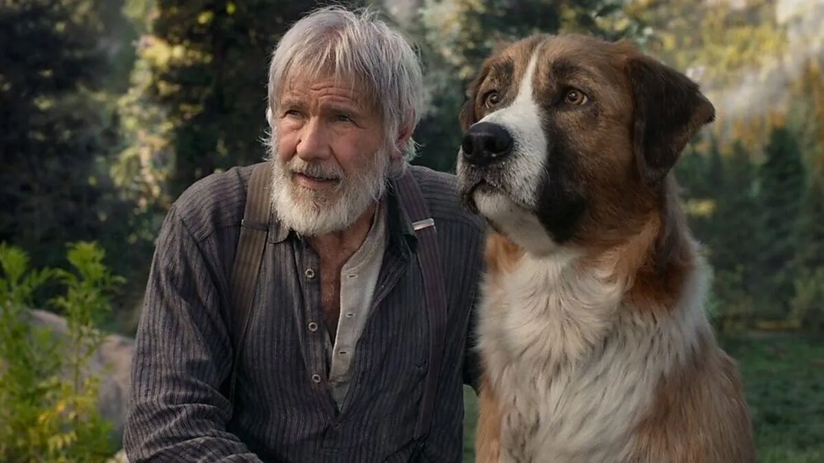 John Thornton (Harrison Ford und sein Gefährte Buck in "Ruf der Wildnis"