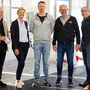 Siegfried Nerath, Vizebgm. Susanne Kaltenegger, Markus Gander, Günther Schöberl, Sport-Gemeinderat Christian Mayer (von links)