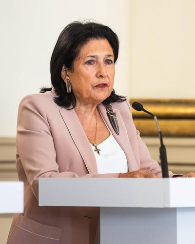 Georgiens Präsidentin Salome Surabischwili