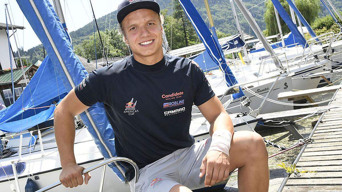 Martin Neidhardt in seinem Heimat-Yachtclub in Döbriach