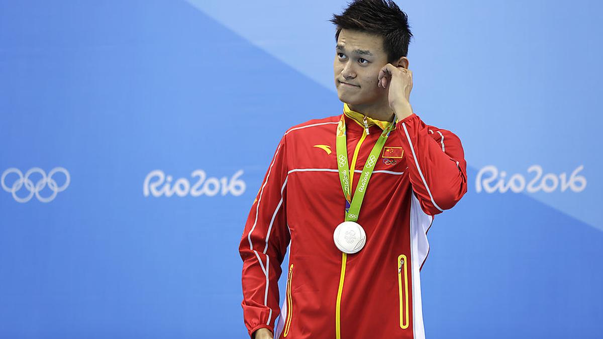 Chinas Schwimmstar Sun Yang wurde im Jahr 2014 für drei Monate gesperrt