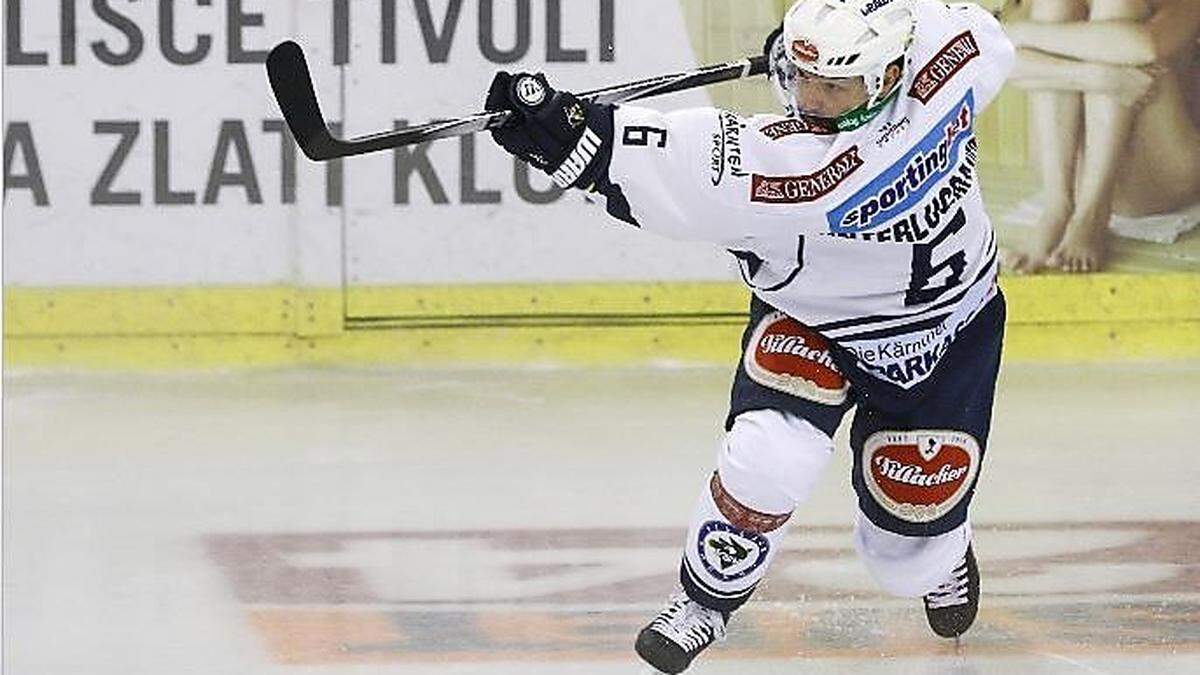 Auf Schüsse der Marke Gerhard Unterluggauer müssen die VSV-Fans jetzt länger warten. Der VSV-Kapitän fällt sechs bis acht Wochen verletzt aus