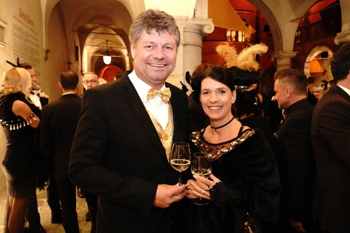 Bürgermeister Gerhard Pirih mit Gattin Petronilla