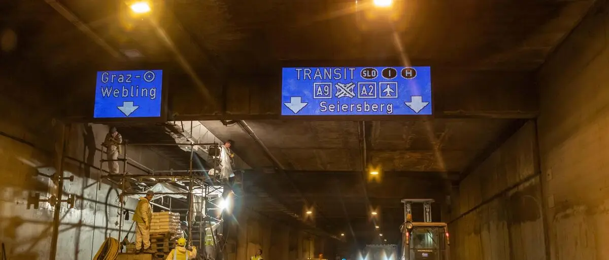 2019 lief eine Teilsanierung nur mit Nachtsperren, ab 2032 soll je 2,5 Jahre eine Röhre ganz gesperrt werden