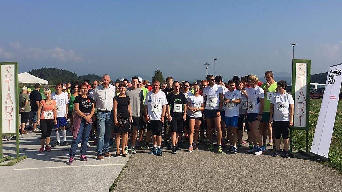 170 Teilnehmer aus Kärnten und Slowenien starteten beim Lauf 